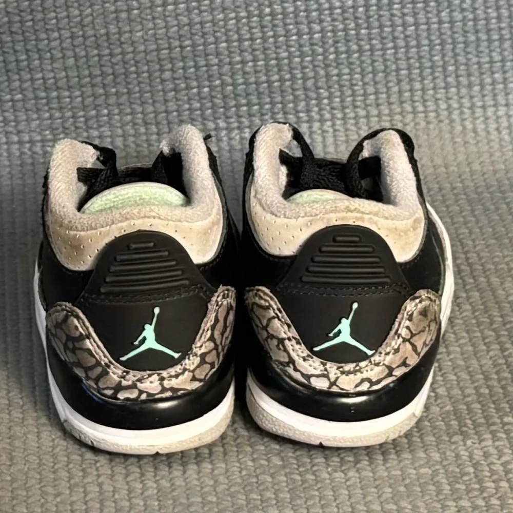 Nike Air Jordan 3 Retro ‘Green Glow’ (TD) Shoes DM0968-031‎ Toddler Size 5C